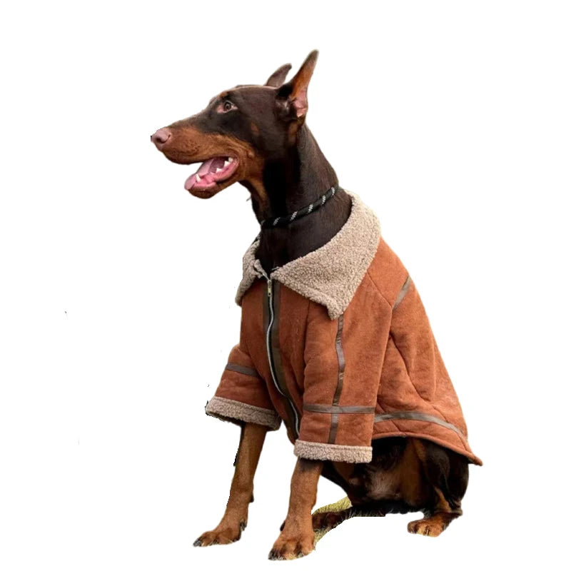 Big Dog Clothes Winter Large Dog Coat Jacket Samoyed Husky Border Collie Labrador Golden Retriever Weimaraner Clothing Apparel