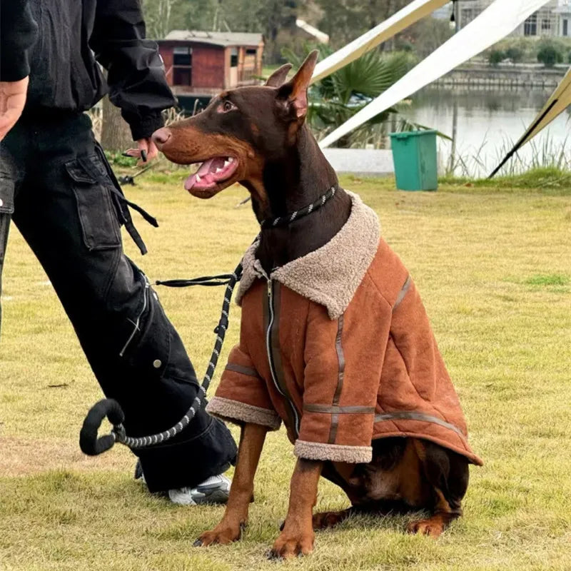 Big Dog Clothes Winter Large Dog Coat Jacket Samoyed Husky Border Collie Labrador Golden Retriever Weimaraner Clothing Apparel