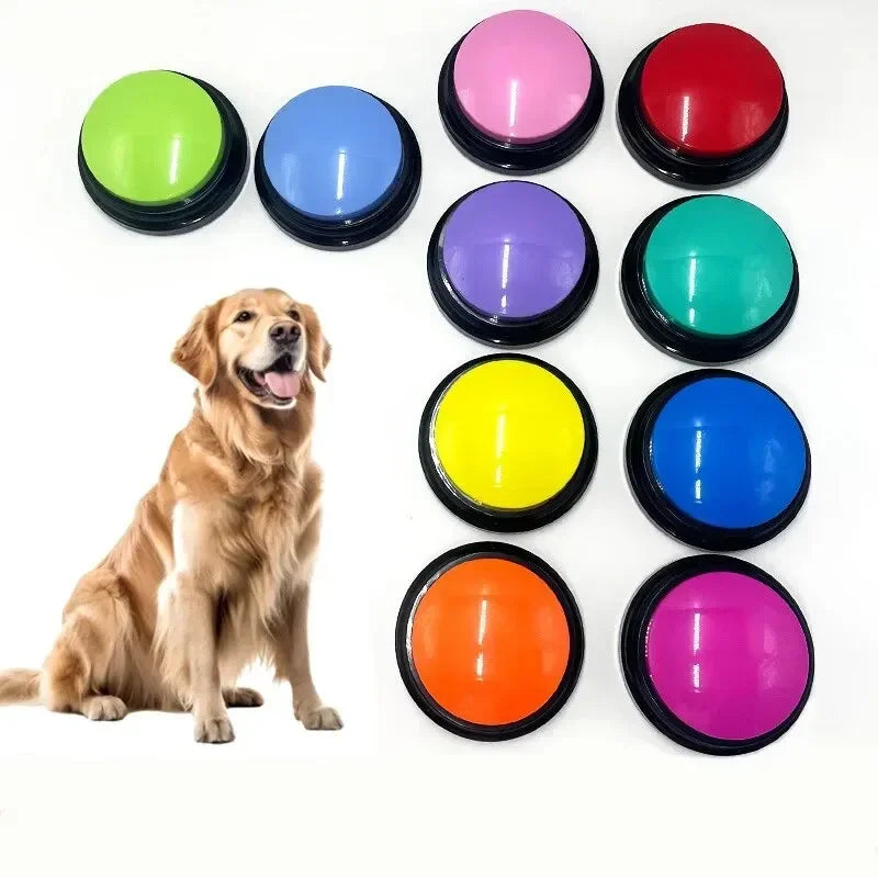 Dog Toys Fun Dogs Can Record Pet Toys Travel Talking Pet Starter Pet Talking Button Portable Cute Pet Training dog toys
