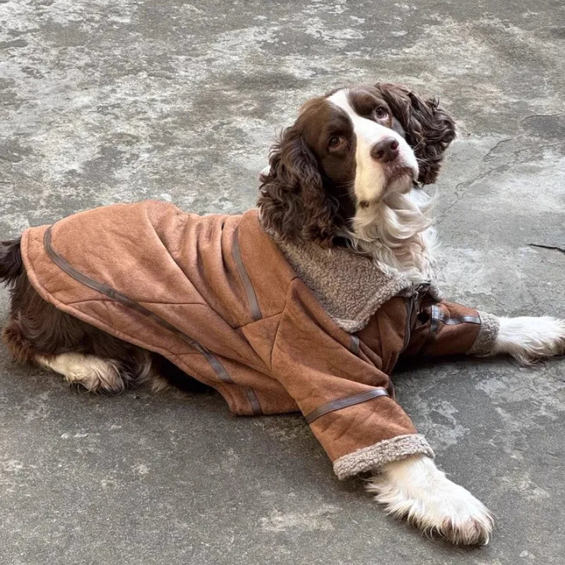 Big Dog Clothes Winter Large Dog Coat Jacket Samoyed Husky Border Collie Labrador Golden Retriever Weimaraner Clothing Apparel