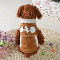 Dog Clothes Coat Small Dogs Luxury Jacket For Animal Winter Medium Dresses Soft Pet Clothing Designer Cute Motorcycle Style