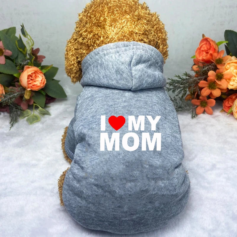 Dog clothes Pet clothes Popular fashion Hoodie Medium and small pet clothes Casual warm dog clothes